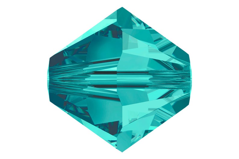 Blue Zircon 5301 Teal Blue Swarovski Crystal Bicone Beads Etsy