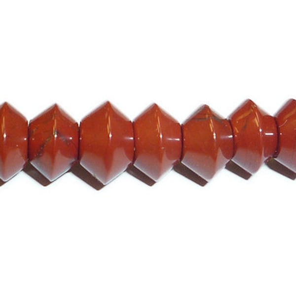 Red Jasper (Natural) A Grade Saucer Gemstone Beads,6mm, 8mm,Rondelle Gemstone Beads Red Gemstone Beads to Make Jewelry with, Roundel Beads