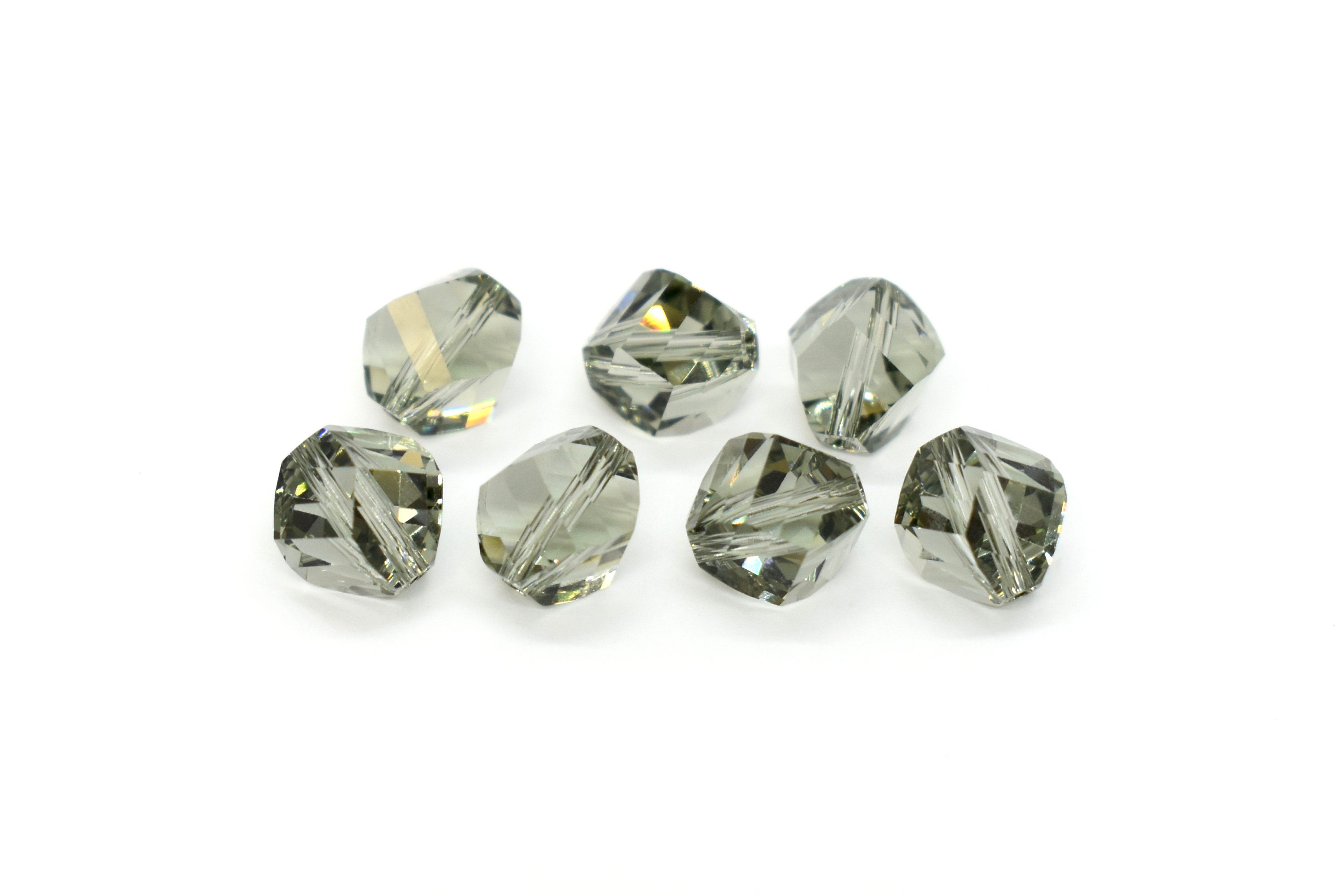 Swarovski Crystal Black Diamond Faceted 