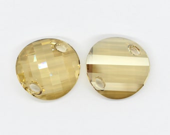 スワロフスキー 縫い付け 2穴 フクロウ 18 x 11 mm クリスタル 3231