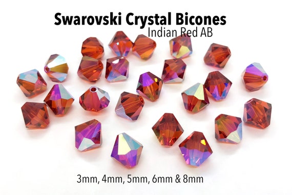 Swarovski 5328 3mm Xilion Bicone Beads Crystal AB 2X (72 pieces)