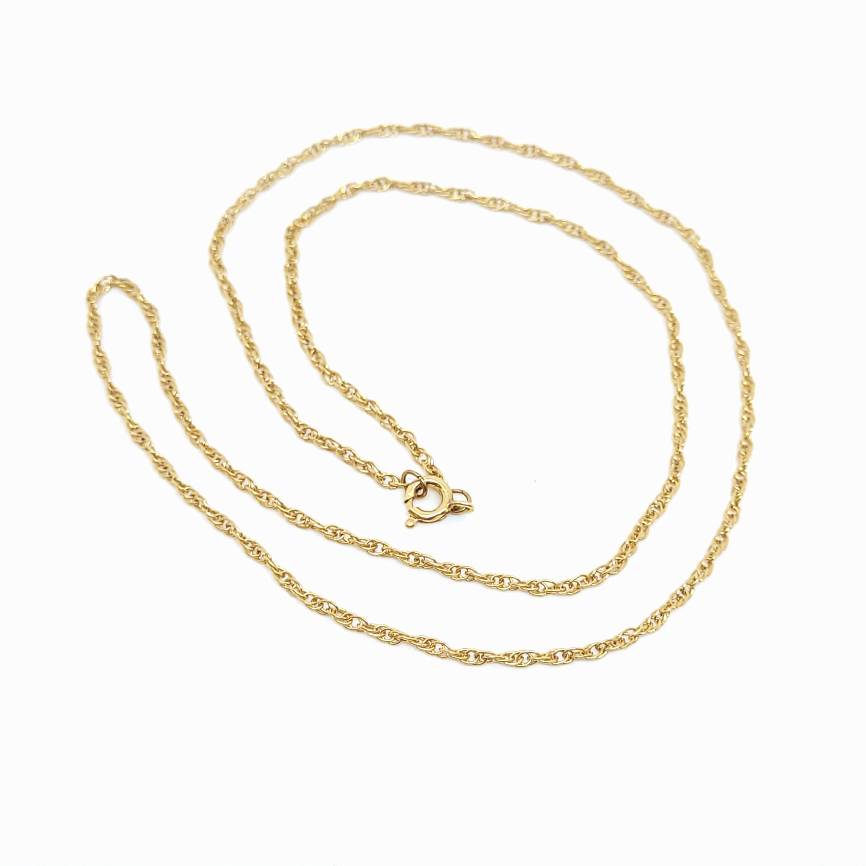 Elegant 1/20 12kt. Gold Filled 17” Chain Necklace 12k Gold Filled Necklaces - Etsy main image 2