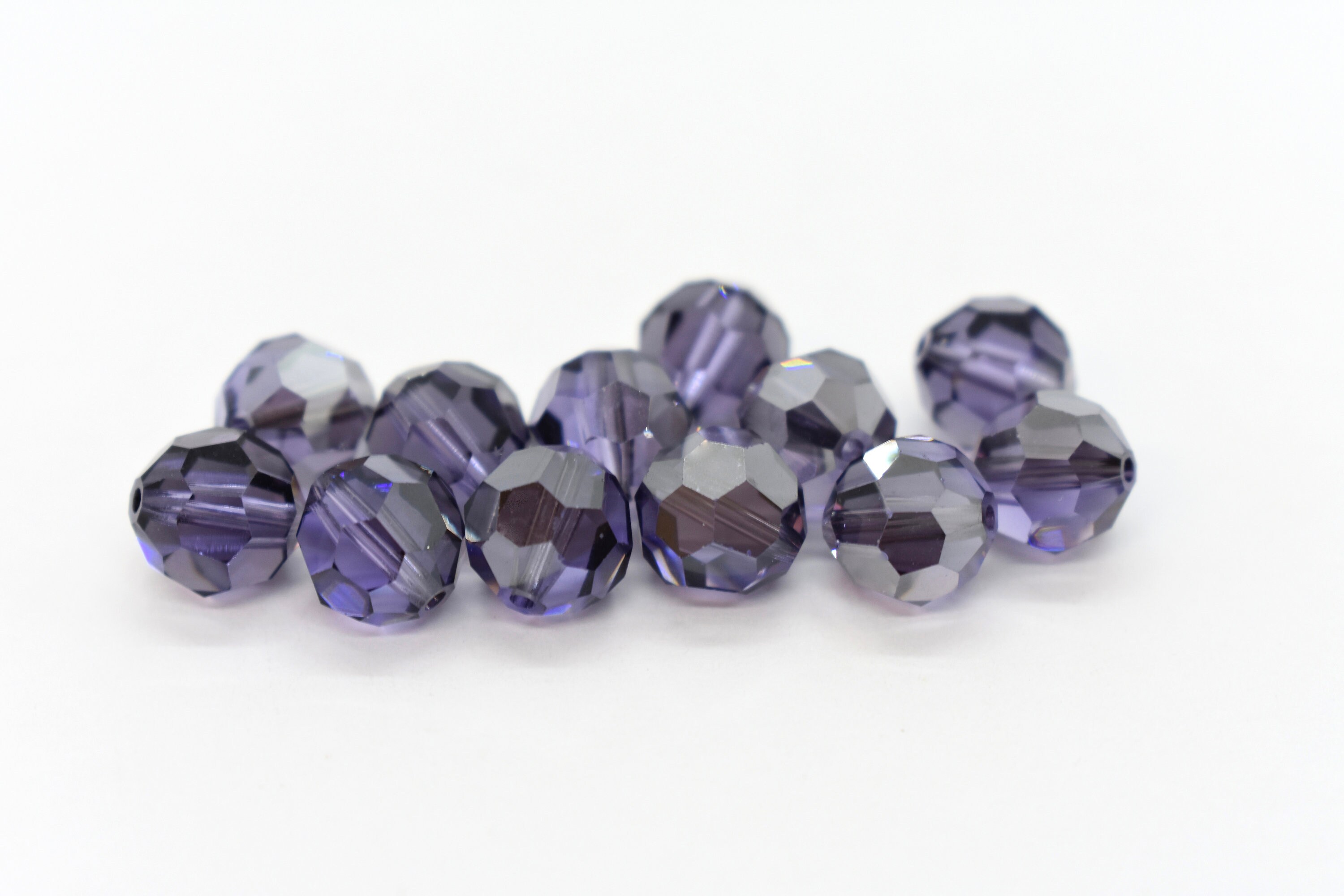 Tanzanite Satin 5000 Purple Swarovski Crystal Round Beads 4mm - Etsy