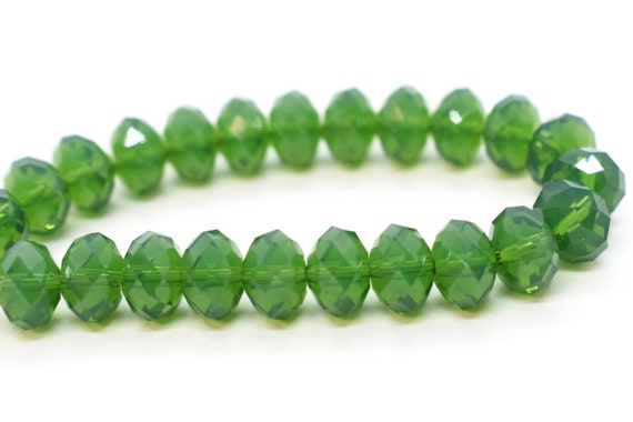 Palace Green Opal Bright Green Swarovski Crystal Faceted - Etsy