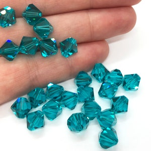 クリスタルメタリックブルー 2x 5301/5328 5 mm スワロフスキー