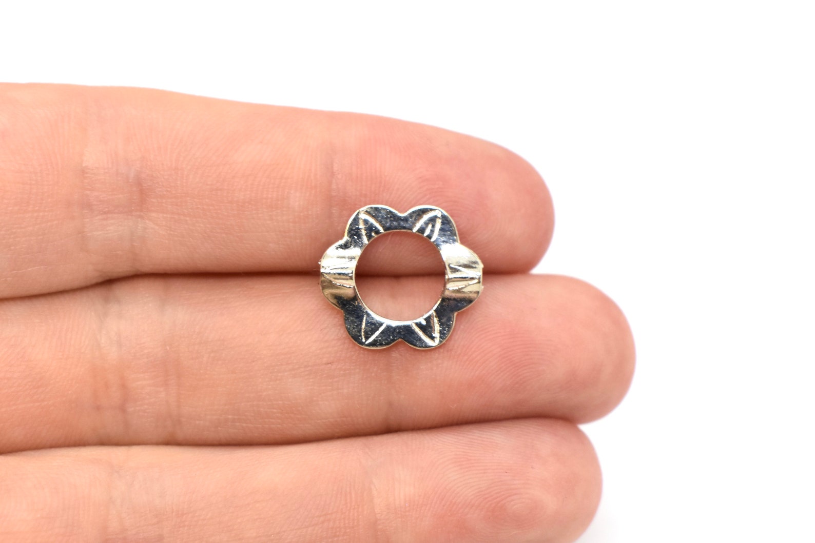 Gold Silver Plated Rhodium Plated & Sterling Silver Flower Etsy