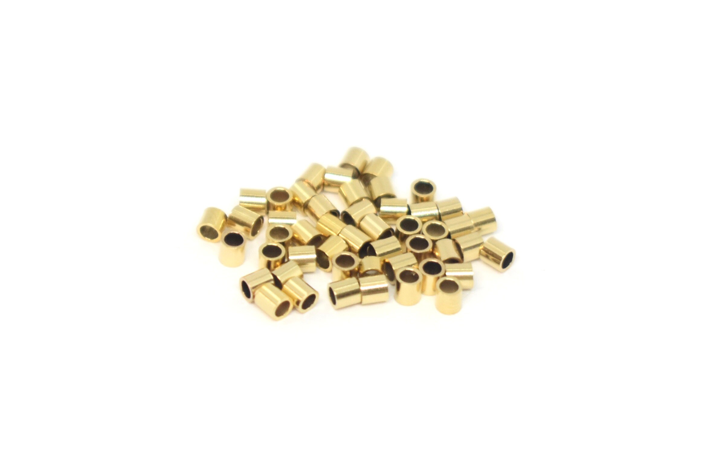 Crimp Beads-sterling Silver, 14k Gold Filled, 14k Rose Gold Filled, 2x2mm  or 2x3mm, 20 Pcs, Crimp Tubes for Jewelry Making, Jewelry Supplies 
