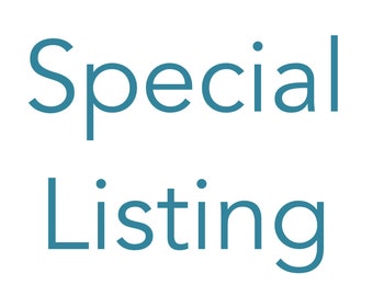 Special Listing 