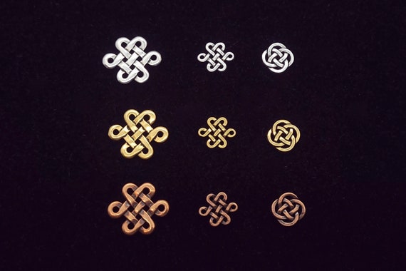Celtic Eternity Links or Celtic Open Links from TierraCast,Antique Silver, Antique Gold,Antique Copper,Irish Links for Jewelry Making, 1 Pc