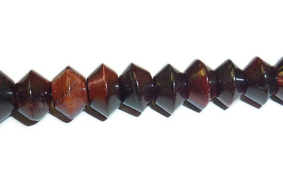 Red Tiger's Eye natural A Grade Saucer Gemstone Beads,6mm,8mm, Beads for  Jewelry Making, Gemstone Saucer Beads, Red Tiger Gemstones Beads 