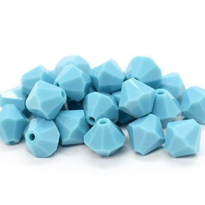 Turquoise 5301/5328 Opaque Blue Swarovski Crystal Bicone Beads, 8mm, Wholesale Beads to Make Jewelry With, Beads for Necklaces