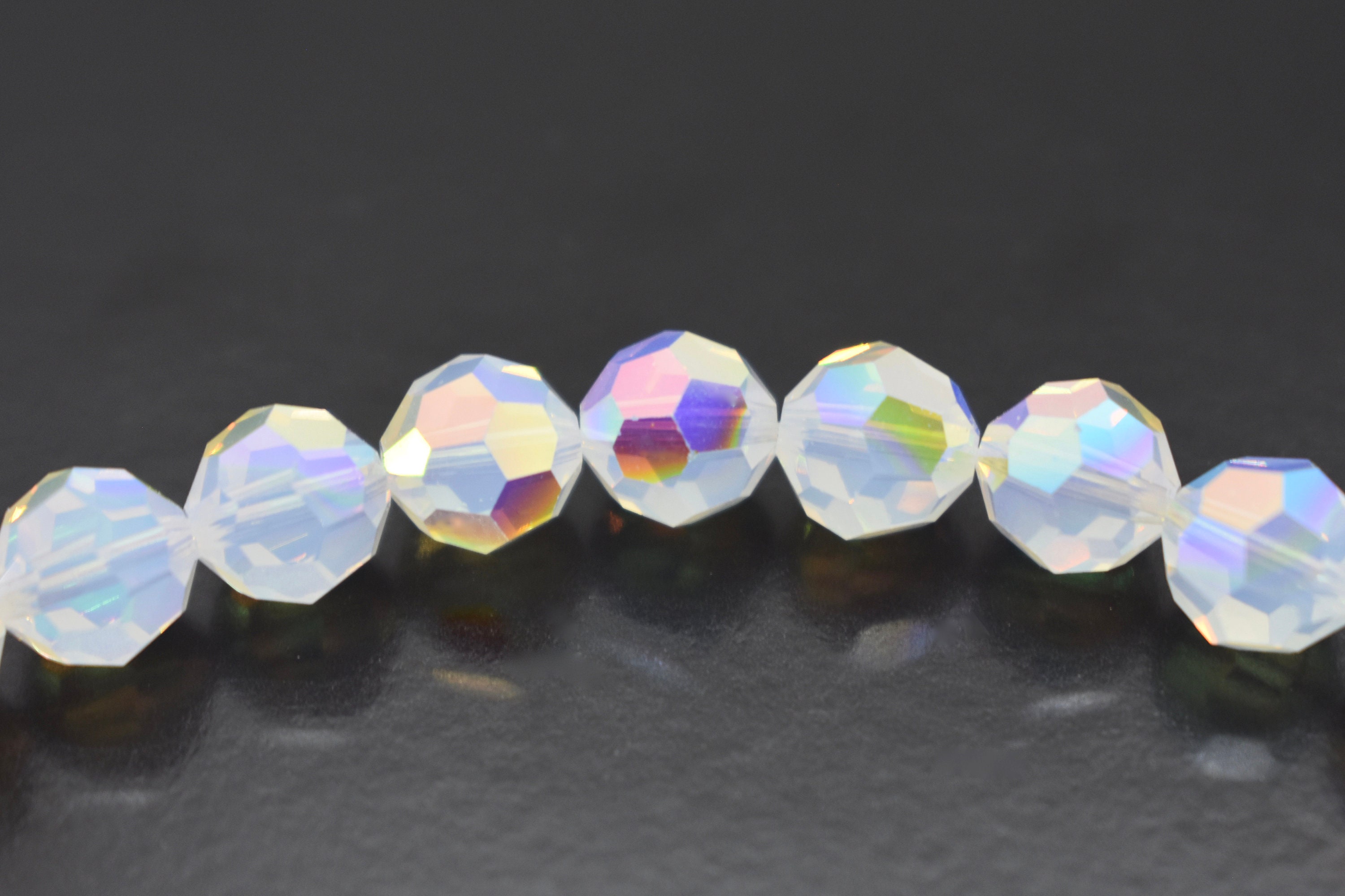 Crystal AB Clear Swarovski Crystal Round Beads 5000, 12mm, 14mm Rainbow  Wholesale Swarovski Crystal Beads, Crystal Aurora Borealis -  Sweden