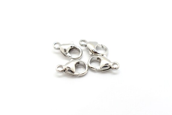 14k White Gold Lobster Clasp 1 Piece 