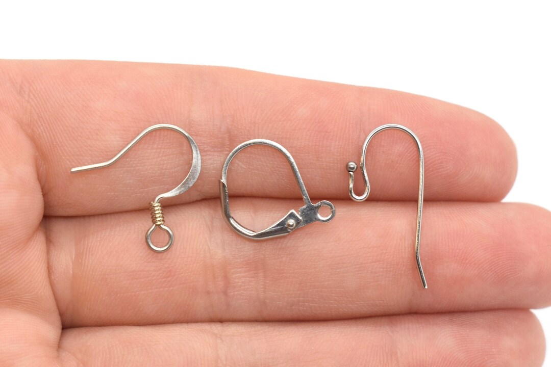 Stainless Steel French Hook Ear Wires & Leverback Ear Wires Etsy