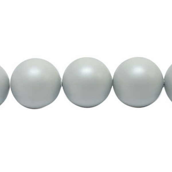 Crystal Pastel Gray - Swarovski Crystal Pearl 5810/5811 4mm 50 pcs LEFT!! Opaque Light Grey Crystal Pearls for Jewelry Making, Wholesale