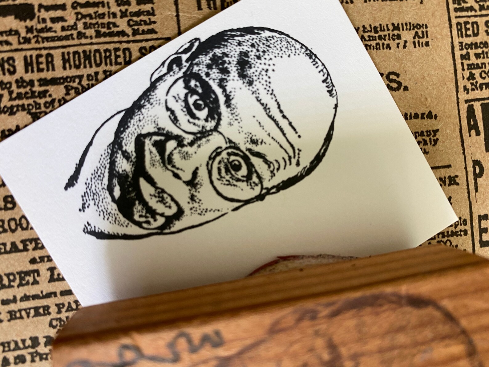 Rare Vintage Rubber Stamp Weird Man Old Man Rubber Stamp Etsy