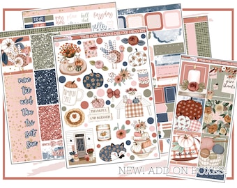 Time for Thanks Deluxe Deco Kit *NEW FORMAT* | Planner Sticker Kit