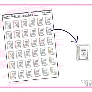 Mamas Minis Delicates - Mailer Doodle | Autocollants de planificateur