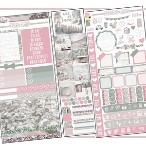 Winter Beauty Hobonichi Weeks | Planner Sticker Kit