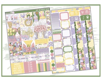 Bunny Hop Hobonichi Cousin | Planner Sticker Kit