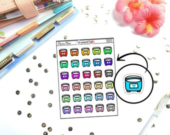 Mamas Minis- Crockpot Doodle | Planner Stickers