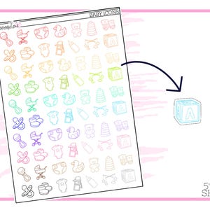 Baby Icon | Planner Stickers