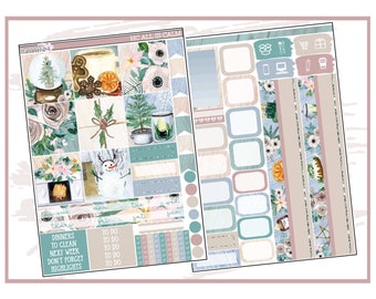 All Is Calm Hobonichi Cousin Weekly | Planner Sticker Kit