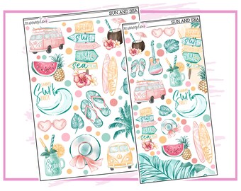 Sun and Sea Deco | Planner Stickers