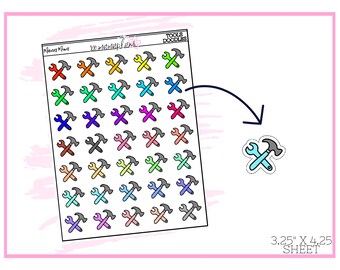 Mamas Minis - Tool Doodles | Planner Stickers