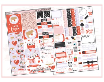 With Love Mini Kit | Planner Sticker Kit