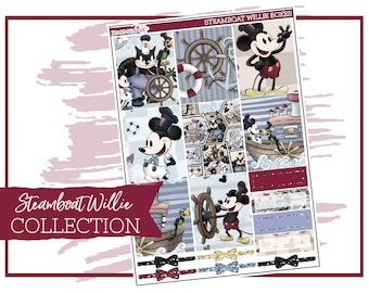 Steamboat Willie Collection | Planner Sticker Kit