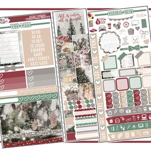 Christmas Beauty Hobonichi Weeks | Planner Sticker Kit