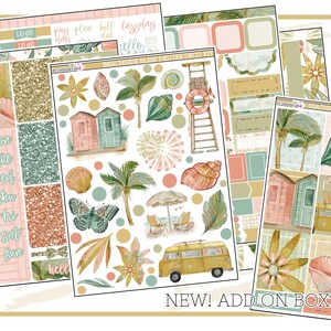 Beachside Bliss Deluxe Deco Kit *NEW FORMAT* | Planner Sticker Kit