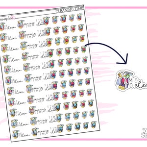 Cleaning Icon | Planner Stickers