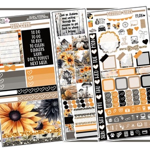 Autumn Haunts Hobonichi Weeks | Planner Sticker Kit