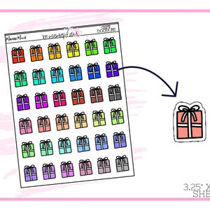 Mamas Minis - Gift Doodle | Planner Stickers