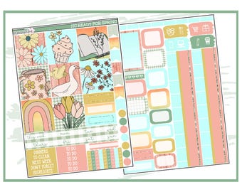 Cozy Home Hobonichi Cousin Weekly | Planner Sticker Kit - Etsy