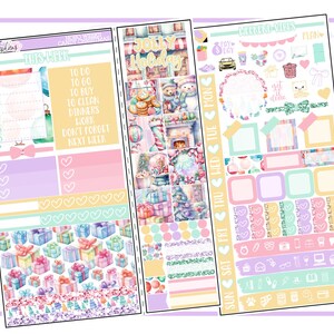Candy Christmas Hobonichi Weeks | Planner Sticker Kit