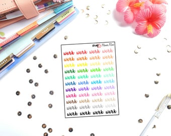 Mamas Minis - Work Stickers | Perfect for any planner | Travelers Notebooks