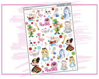 Wonder Land Deco | Planner Stickers