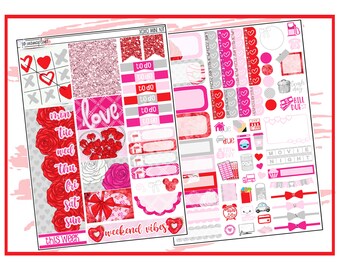 XOXO Mini Kit | Planner Sticker Kit