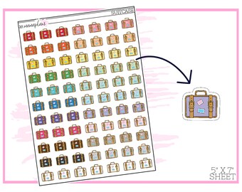 Suitcase | Planner Stickers