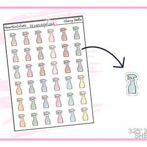 Mamas Minis Delicates- Cleaning Doodle | Planner Stickers