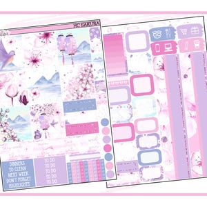 Sakura Hobonichi Cousin Weekly | Planner Sticker Kit