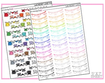 Wäscheleine | Planner Sticker