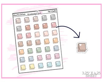 Mamas Minis Feinwäsche- Post It Doodle | Planner Sticker
