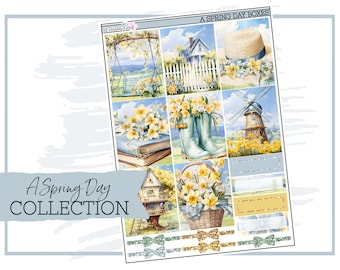 A Spring Day Collection | Planner Sticker Kit