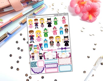 Sleeping Princess Sampler | Planner Stickers