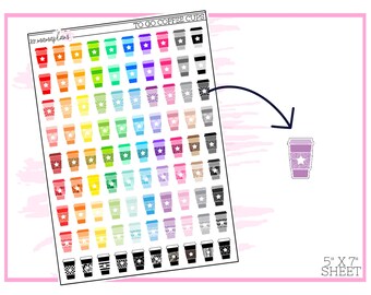 To Go Coffee | Planner Stickers