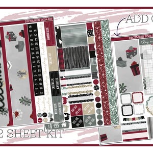 December 2024 EC Neutral Month View Kit | Standard Planner